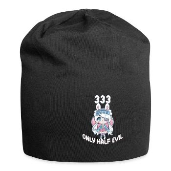 front 26381654710622632 - Jersey-Beanie - Schwarz - Vorne