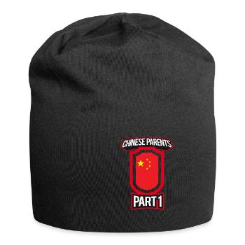 Beste Erziehung Chinesische Eltern Teil 1 - Jersey-Beanie - Schwarz - Vorne