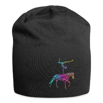 Voltigieren Reiten Pferd Spruch Reiter Reitverein - Jersey-Beanie - Schwarz - Vorne