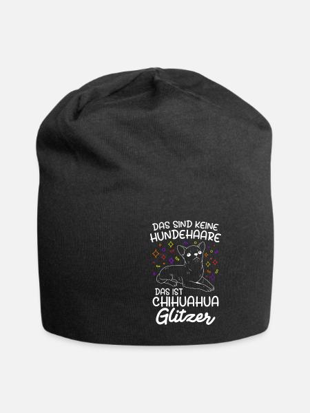 Chihuahua Gassi Hundefan Hundebesitzer Hundeliebha - Jersey-Beanie - Schwarz