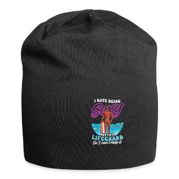 Lifeguard Hate Beeing Sexy But I’m Lifeguard - Bonnet en jersey - noir - Devant