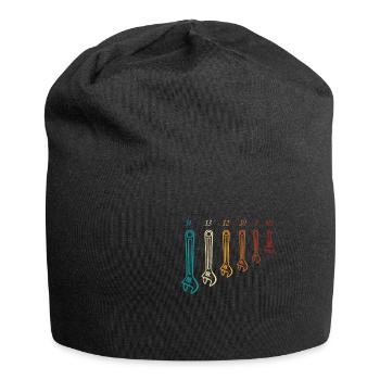 Handwerker Geschenk Bier Heimwerker Mechaniker - Jersey-Beanie - Schwarz - Vorne
