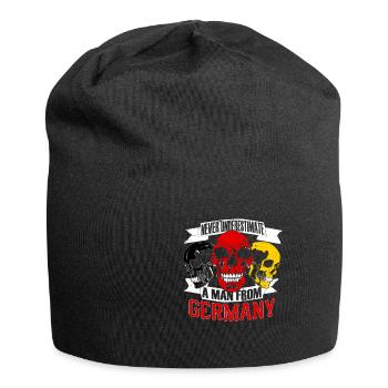 NeverUnderestimate Germany - Jersey-Beanie - Schwarz - Vorne