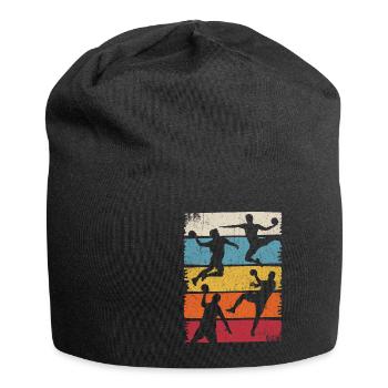 Handball, Sport, Entraîneur, Tournoi, Ballon, Sportfan, Handbal - Bonnet en jersey - noir - Devant