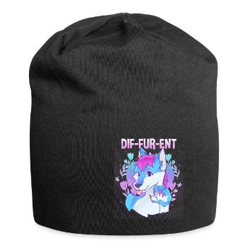 Dif-Fur-Ent I Furry Fandom I Furries Cosplay - Jersey Beanie - black - Front