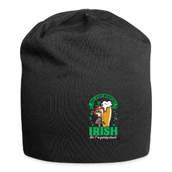 Lustiger St. Patricks Day, nicht einmal im Entferntesten irisch - Jersey-Beanie - Schwarz - Vorne
