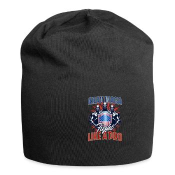 Krav Maga Fight Like Pro - Jersey Beanie - black - Front