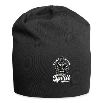 Krav Maga Fight With Mind Body And Spirit - Jersey Beanie - black - Front