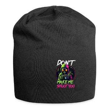 La photographie ne me fait pas te photographier - Bonnet en jersey - noir - Devant