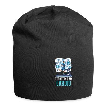 Le redémarrage de l’ingénierie réseau est mon cardio - Bonnet en jersey - noir - Devant