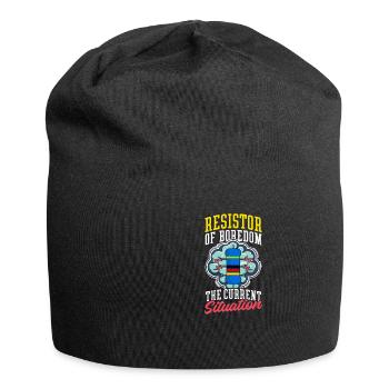 Elektrotechnik Widerstand der Langeweile - Jersey-Beanie - Schwarz - Vorne
