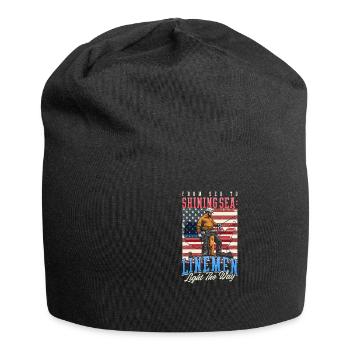 Patriotischer Lineman Sea to Shining Sea Light der Weg - Jersey-Beanie - Schwarz - Vorne