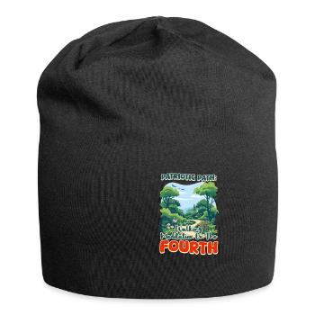 Patriotic Buddhist Patriotic Path - Jersey Beanie - black - Front