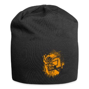 Dunking Basketball Spieler Korbleger Basketballeri - Jersey-Beanie - Schwarz - Vorne