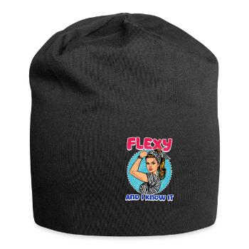 Ehlers Danlos Flexy and I Know It - Jersey Beanie - black - Front