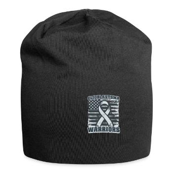 Sensibilisation au glioblastome Glioblastoma Warriors - Bonnet en jersey - noir - Devant