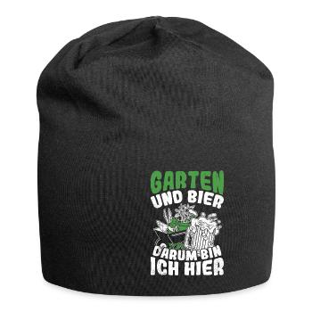 Gardener Beer Drinking Beer Fun Drinking Tour Beer Drinker - Jersey Beanie - black - Front