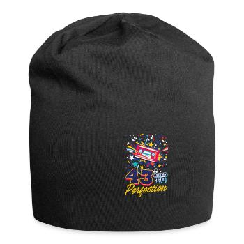 43. Geburtstag 43 - Bis zur Perfektion gealtert - Jersey-Beanie - Schwarz - Vorne