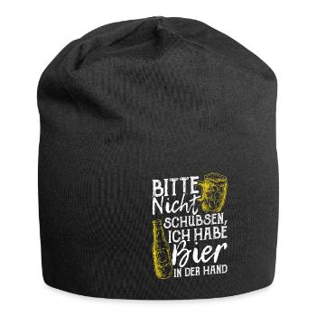 Beer Drinking Beer Fun Pub Hops Drinking Drinking - Jersey Beanie - black - Front