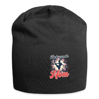 Taekwondo Mama Taekwondo Mama - Jersey-Beanie - Schwarz - Vorne