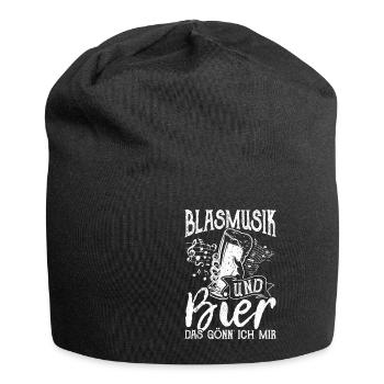 Blasmusik Und Bier Das Gönn Ich Mir Sauftour Biert - Jersey-Beanie - Schwarz - Vorne