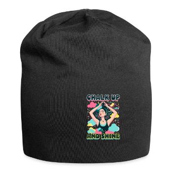 Gymnastik Kreide Und Glänzen - Jersey-Beanie - Schwarz - Vorne