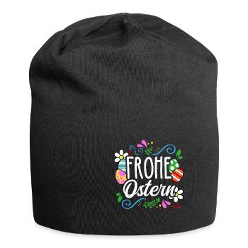 Joyeuses Pâques - Bonnet en jersey - noir - Devant