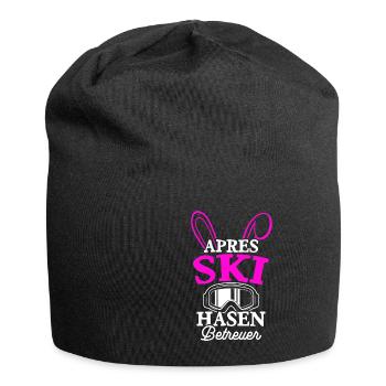 APRÉS SKI Bunnies Betruer Skiing Ski Snowboard - Bonnet en jersey - noir - Devant