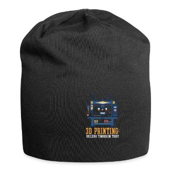 3D Printer Accessories Building Tomorrow Today - Jersey Beanie - black - Front