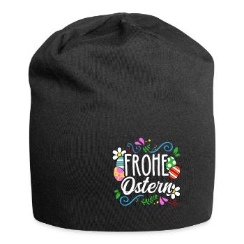 Joyeuses Pâques - Bonnet en jersey - noir - Devant