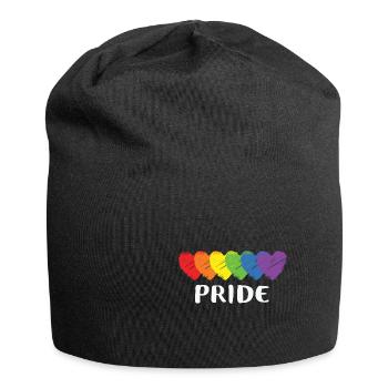 LBGT Drapeau Gay Pride Humain - Bonnet en jersey - noir - Devant