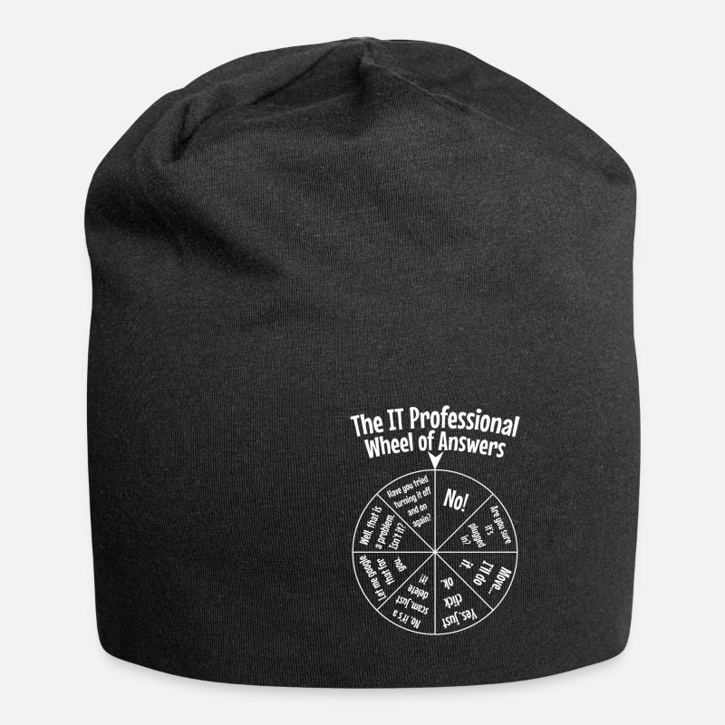 Programmierer IT Programmieren Geschenk Lustig - Jersey-Beanie - Schwarz