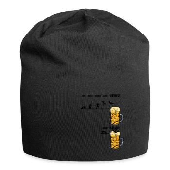 Funny Beer Sayings For Beer Drinkers - Beer Lovers - Jersey Beanie - black - Front