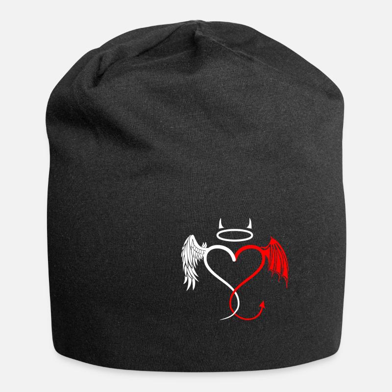Docteur infirmière infirmière Angel Devil Gift - Bonnet en jersey - noir
