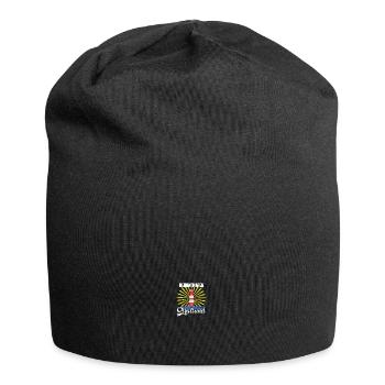 Heimathafen Stralsund Ostsee Leuchtturm Hafenstadt - Jersey-Beanie - Schwarz - Vorne