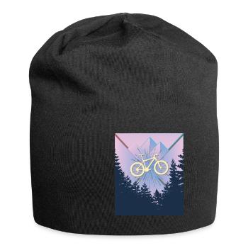 Vélo Vélo Vélo Deux Roues Vélo Cadeau - Bonnet en jersey - noir - Devant