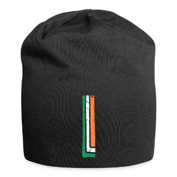 Irland - Jersey-Beanie - Schwarz - Vorne