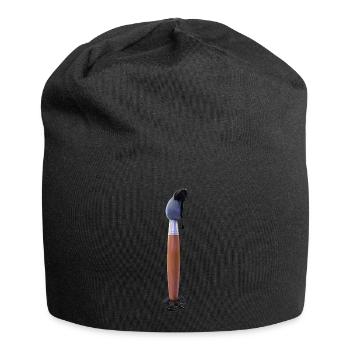 3D Paint Blush - Jersey-Beanie - Schwarz - Vorne