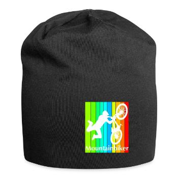Mountainbiker - Jersey-Beanie - Schwarz - Vorne