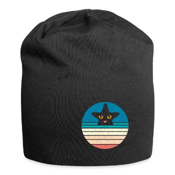 Seestern - Jersey-Beanie - Schwarz - Vorne