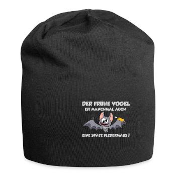 Bier Trinken Party Design - Jersey-Beanie - Schwarz - Vorne