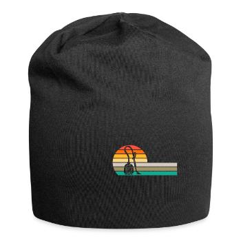 Staubsauger Reinigung Reinigungskraft Geschenk - Jersey-Beanie - Schwarz - Vorne
