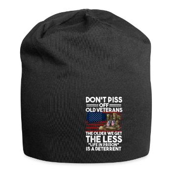 Vétéran du Vietnam - Bonnet en jersey - noir - Devant