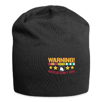 Vétéran du Vietnam - Bonnet en jersey - noir - Devant