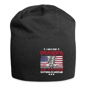 Vétéran du Vietnam - Bonnet en jersey - noir - Devant