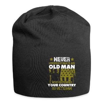 Vétéran du Vietnam - Bonnet en jersey - noir - Devant