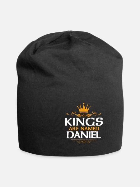 Daniel - Jersey Beanie - black