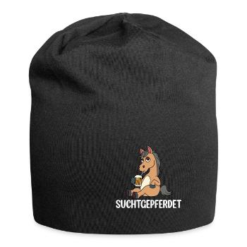 Addicted horses - Jersey Beanie - black - Front