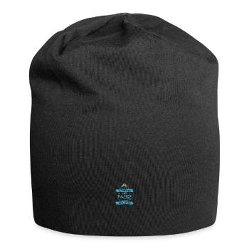 Camping ist meine Pause von der Realität Spruch - Jersey-Beanie - Schwarz - Vorne