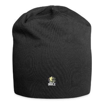 Born for boules boules players throw - Jersey Beanie - black - Front
